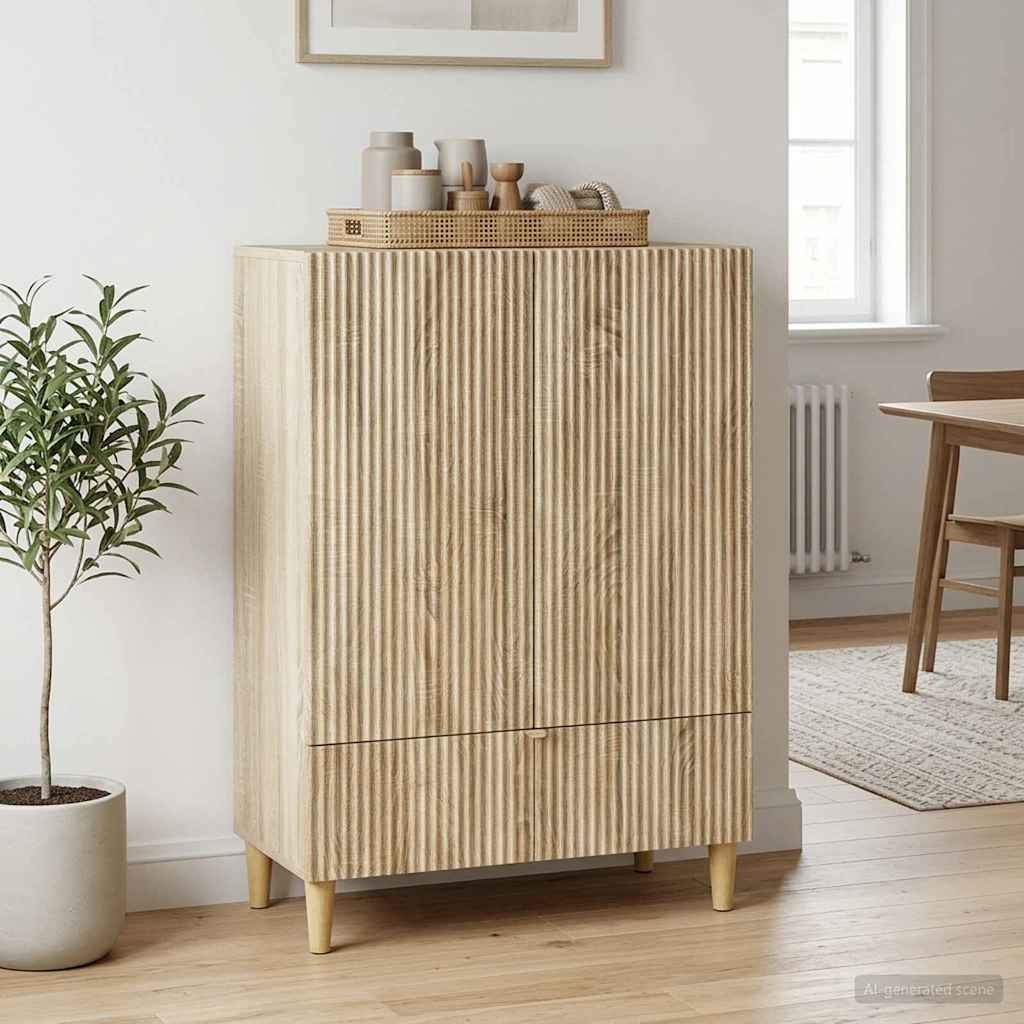 Credenza Rovere Sonoma 66 x 34,5 x 95 cm Legno ingegnerizzato