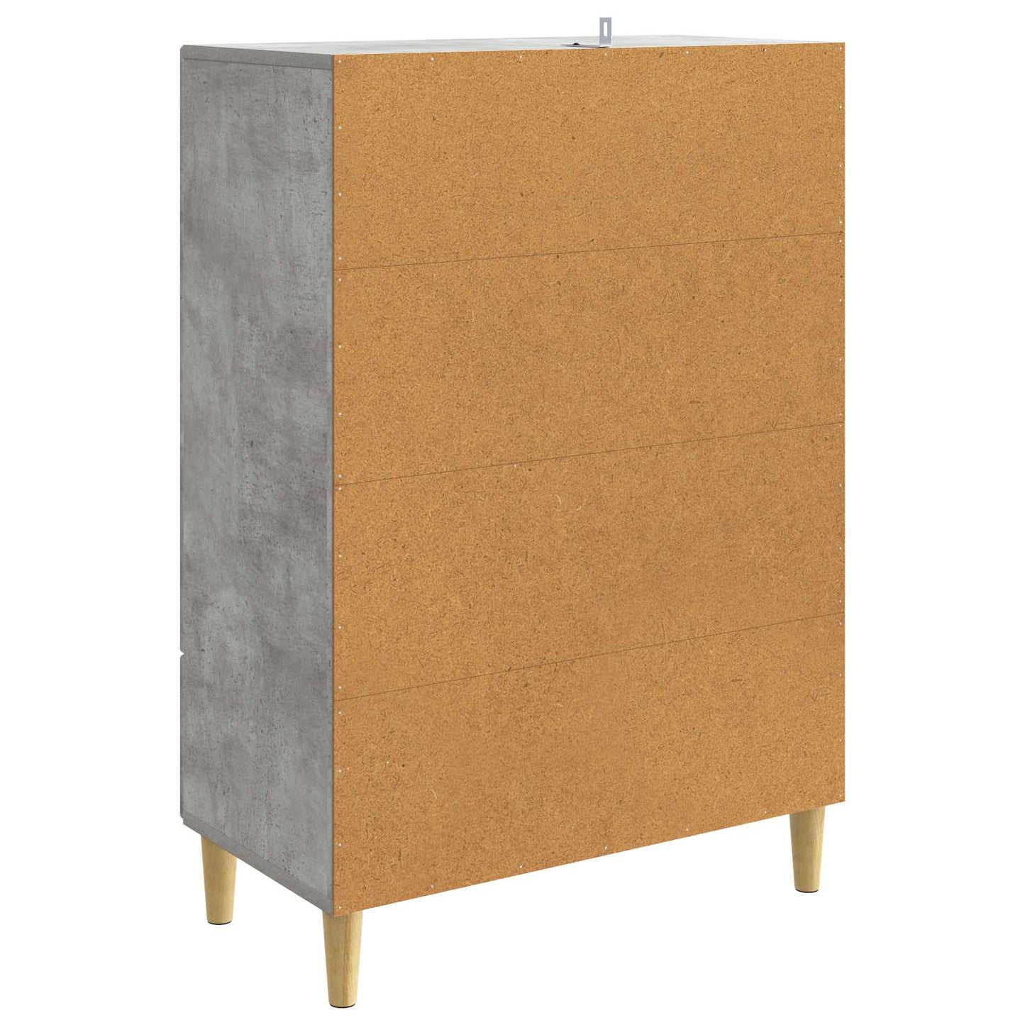 Credenza Grigio Cemento 66 x 34,5 x 95 cm Legno ingegnerizzato