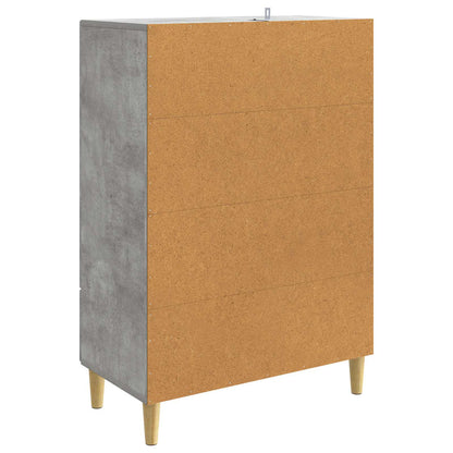 Credenza Grigio Cemento 66 x 34,5 x 95 cm Legno ingegnerizzato