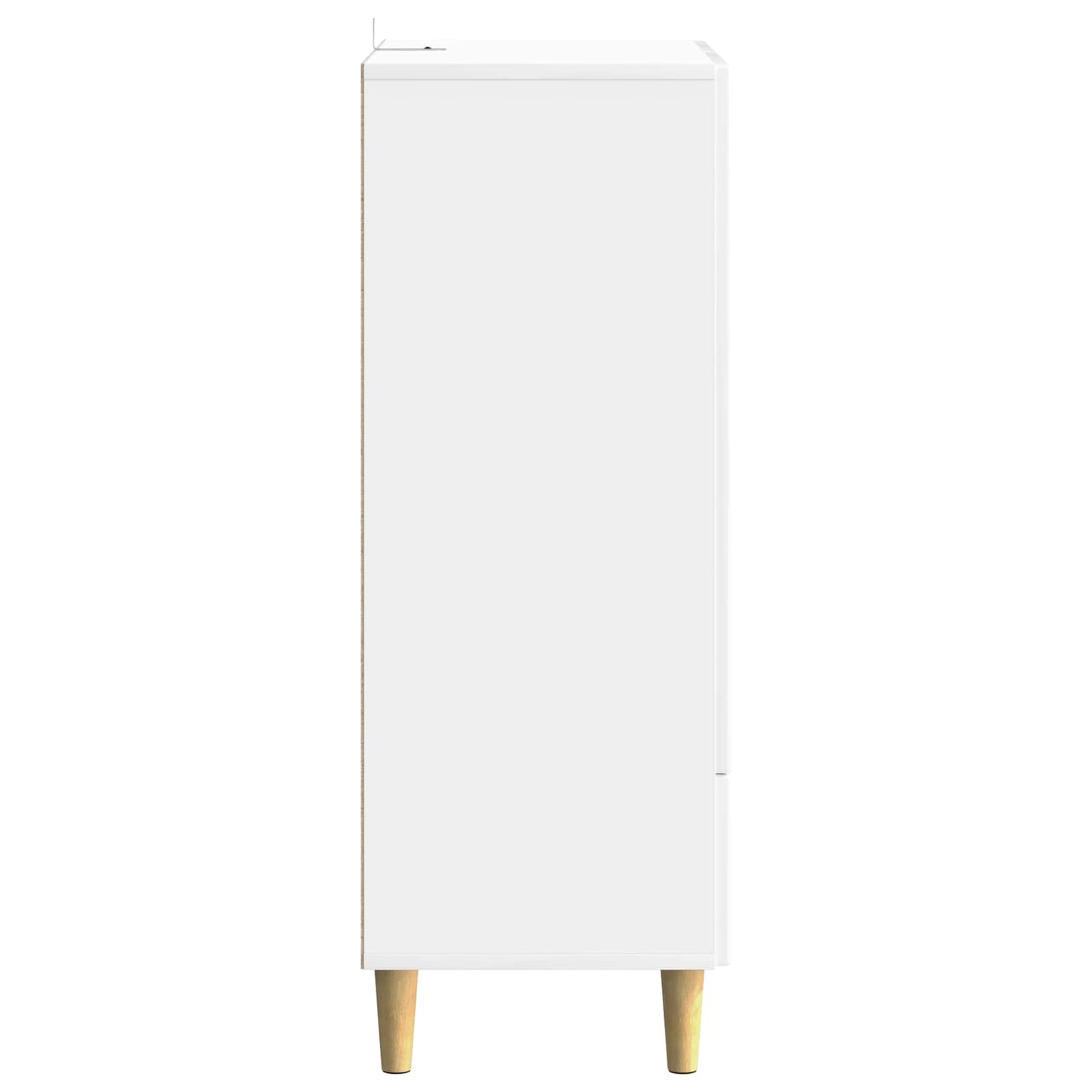 Credenza Bianco Lucido 66 x 34,5 x 95 cm Legno ingegnerizzato | homemem39
