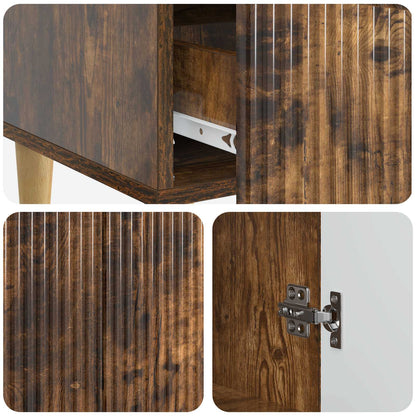 Credenza Rovere Fumo 66 x 34,5 x 95 cm Legno ingegnerizzato | homemem39