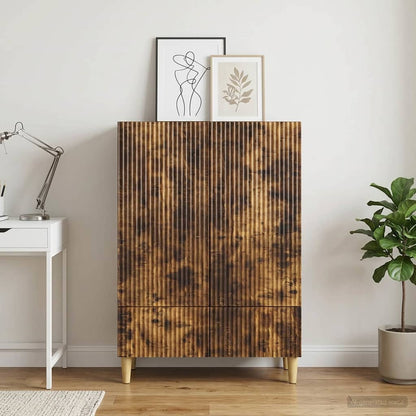 Credenza Rovere Fumo 66 x 34,5 x 95 cm Legno ingegnerizzato
