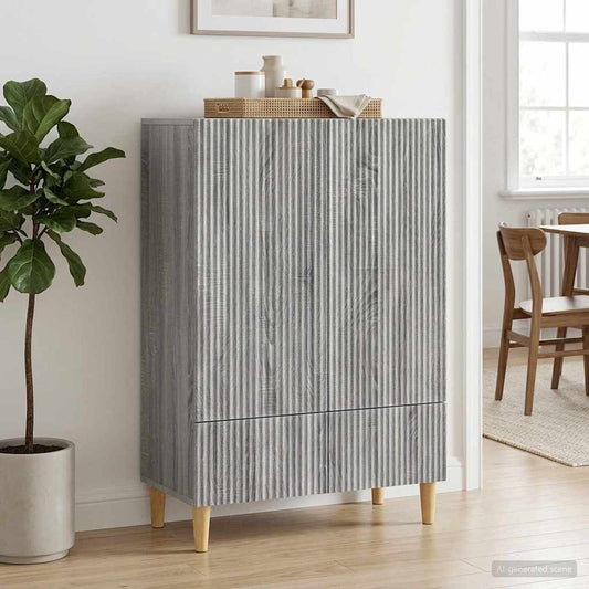 Credenza Grigio Sonoma 66 x 34,5 x 95 cm Legno ingegnerizzato