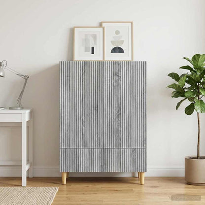 Credenza Grigio Sonoma 66 x 34,5 x 95 cm Legno ingegnerizzato
