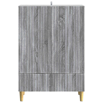 Credenza Grigio Sonoma 66 x 34,5 x 95 cm Legno ingegnerizzato