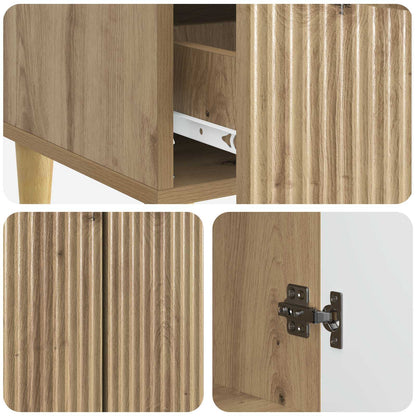 Credenza con cassetto Rovere Artigianale 66 x 34,5 x 95 cm | homemem39