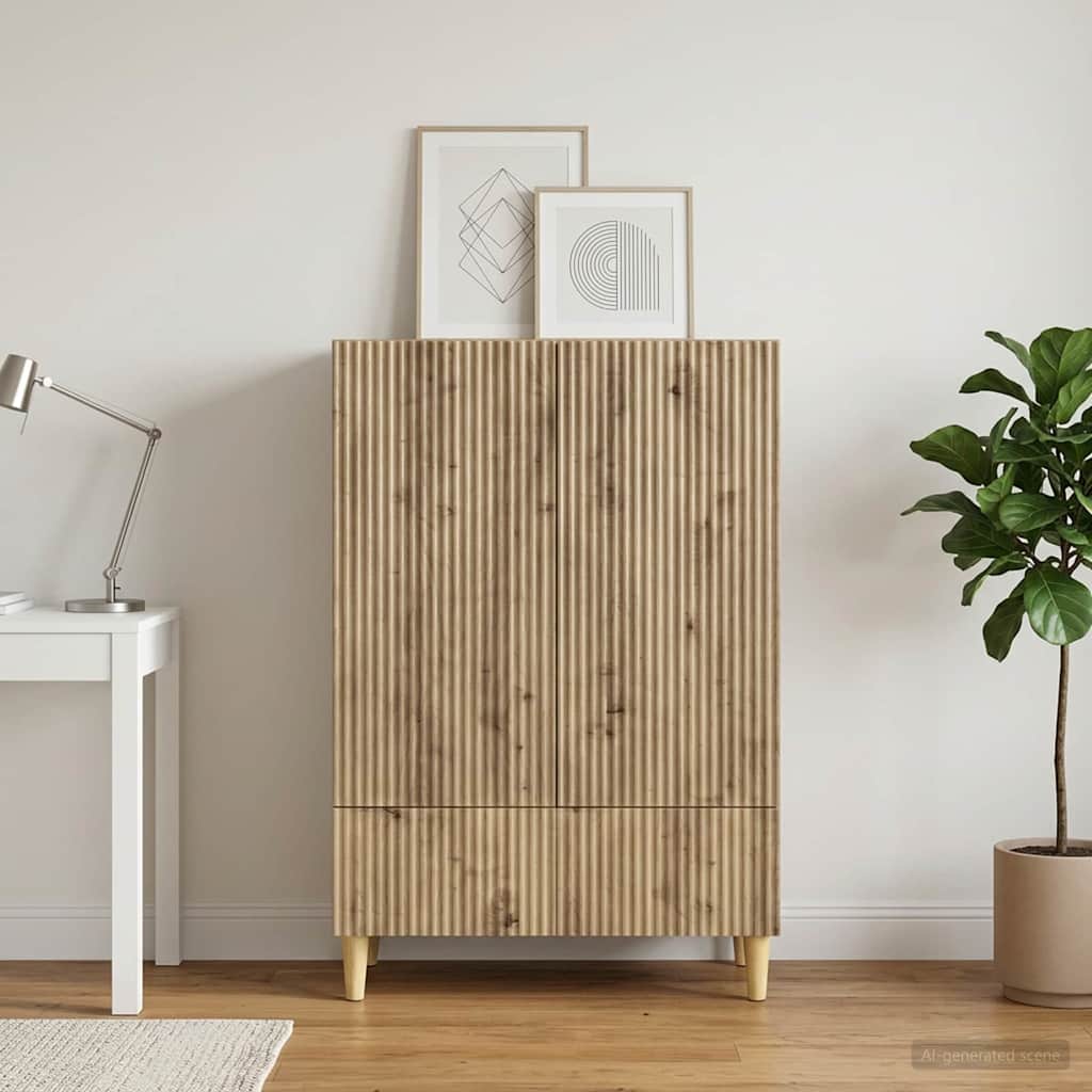 Credenza con cassetto Rovere Artigianale 66 x 34,5 x 95 cm