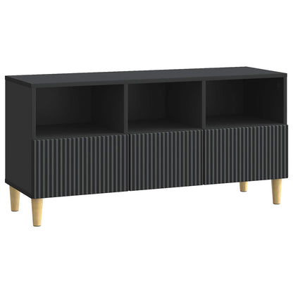 Mobile TV Nero 102 x 34,5 x 50 cm Legno ingegnerizzato | homemem39