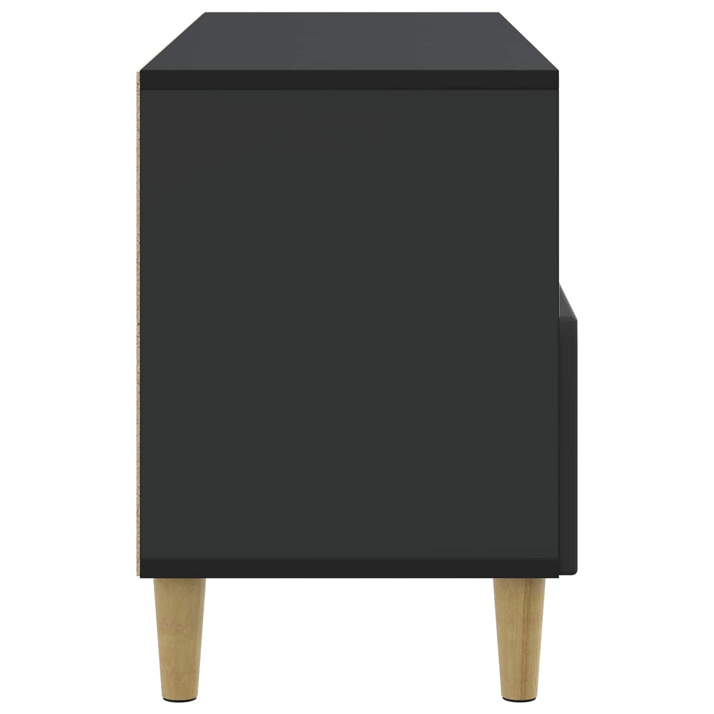 Mobile TV Nero 102 x 34,5 x 50 cm Legno ingegnerizzato | homemem39