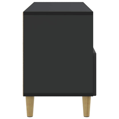 Mobile TV Nero 102 x 34,5 x 50 cm Legno ingegnerizzato | homemem39