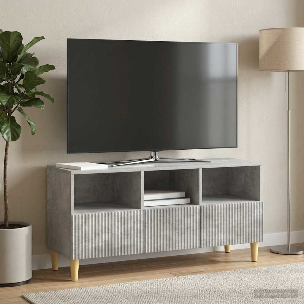 Mobile TV con cassetto Grigio Cemento 102 x 34,5 x 50 cm