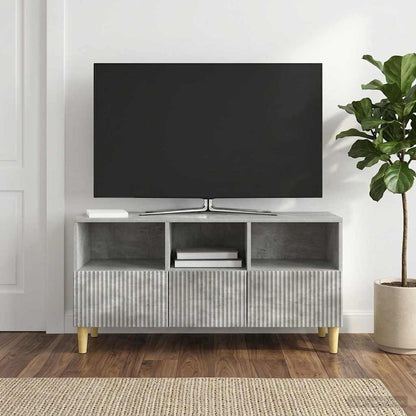 Mobile TV con cassetto Grigio Cemento 102 x 34,5 x 50 cm