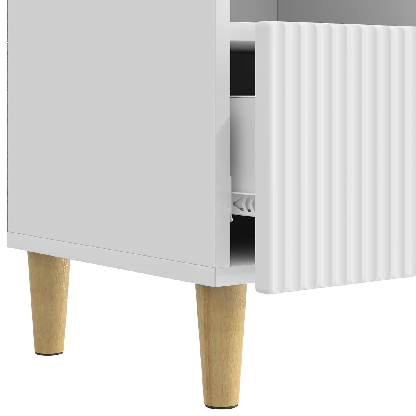 Mobile TV Bianco Lucido 102 x 34,5 x 50 cm Legno ingegnerizzato | homemem39