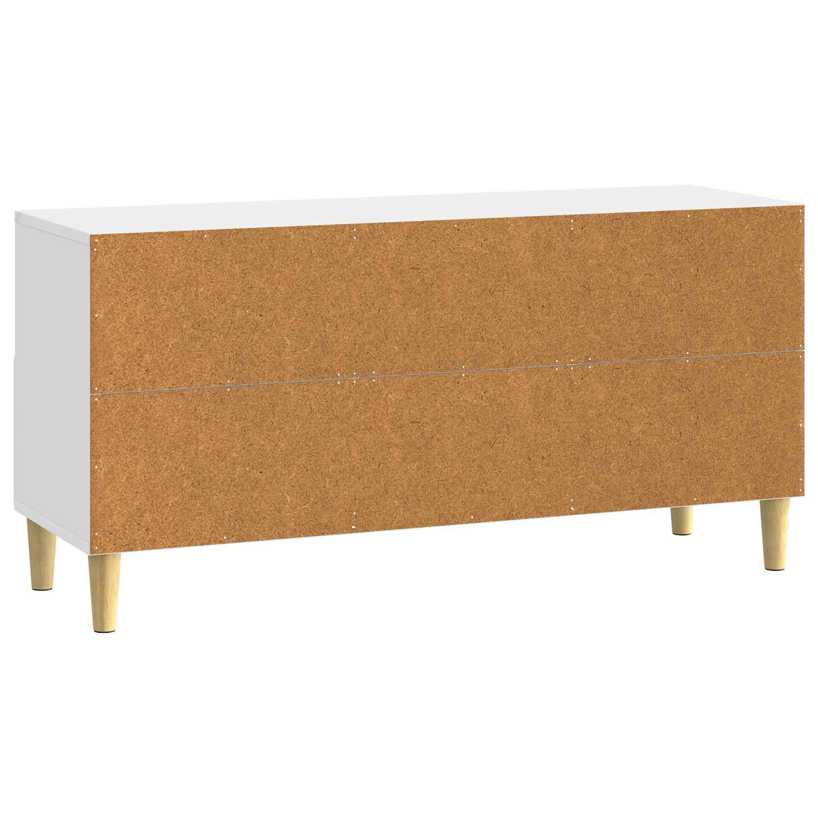 Mobile TV Bianco Lucido 102 x 34,5 x 50 cm Legno ingegnerizzato | homemem39