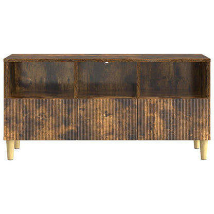 Mobile TV Rovere Fumo 102 x 34,5 x 50 cm Legno ingegnerizzato