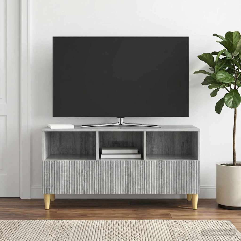 Mobile TV Grigio Sonoma 102 x 34,5 x 50 cm Legno ingegnerizzato