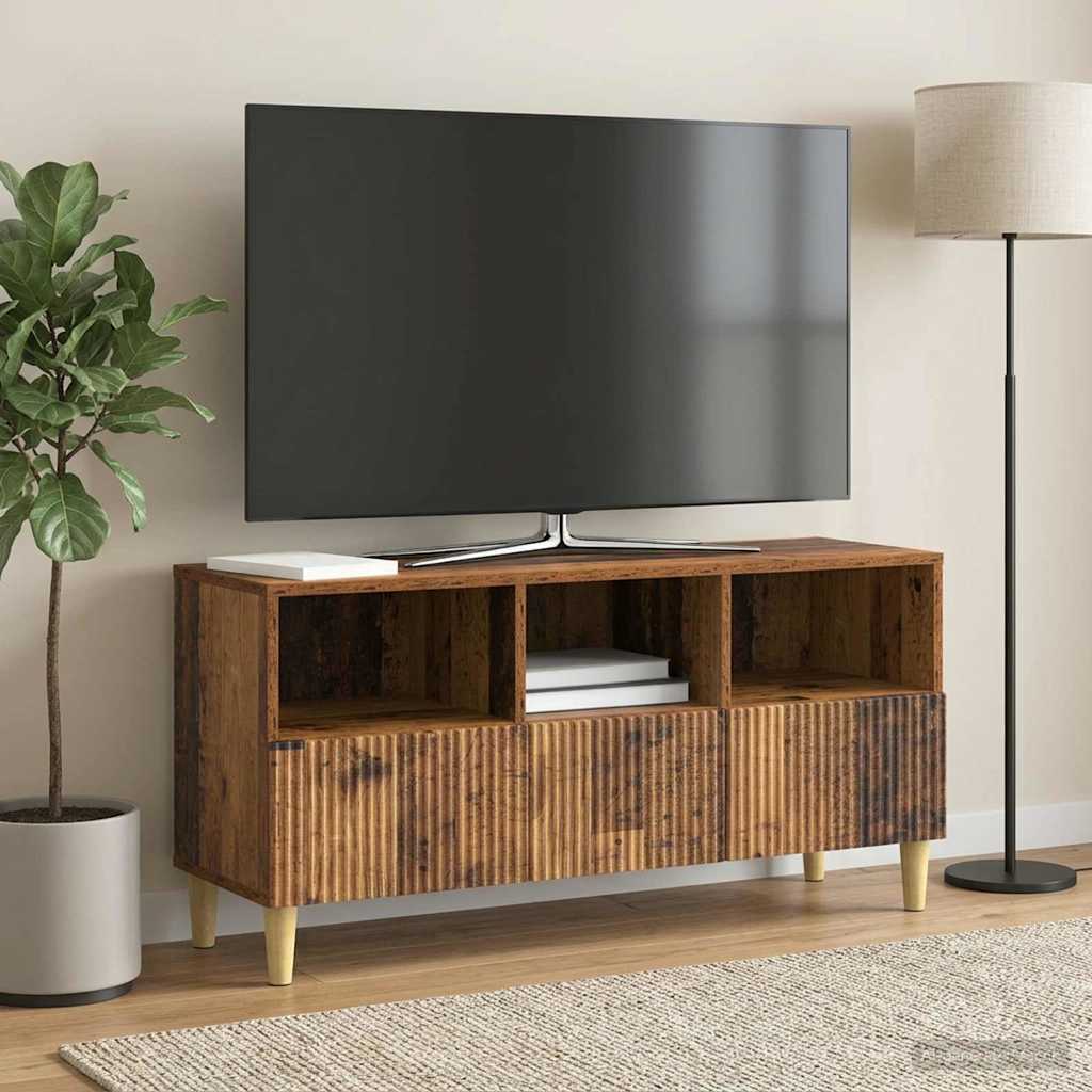 Mobile TV Legno antico 102 x 34,5 x 50 cm Legno ingegnerizzato