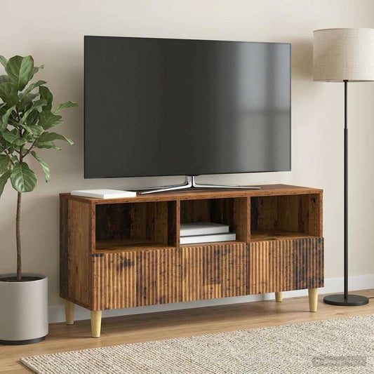Mobile TV Legno antico 102 x 34,5 x 50 cm Legno ingegnerizzato