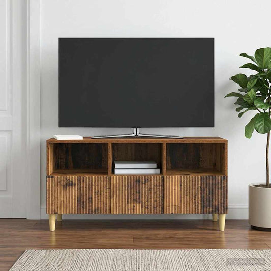 Mobile TV 102 x 34,5 x 50 cm Legno antico Legno ingegnerizzato