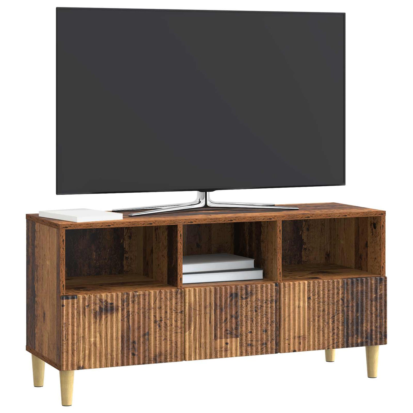 Mobile TV Legno antico 102 x 34,5 x 50 cm Legno ingegnerizzato | homemem39