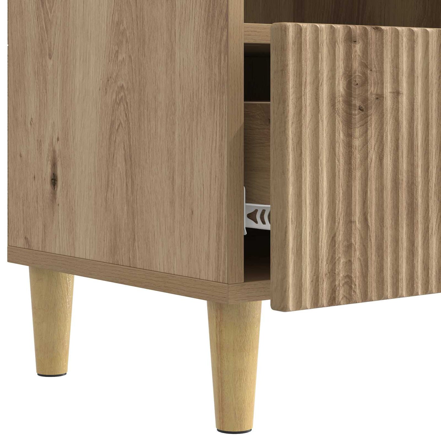 Mobile TV con cassetto Rovere Artigianale 102 x 34,5 x 50 cm