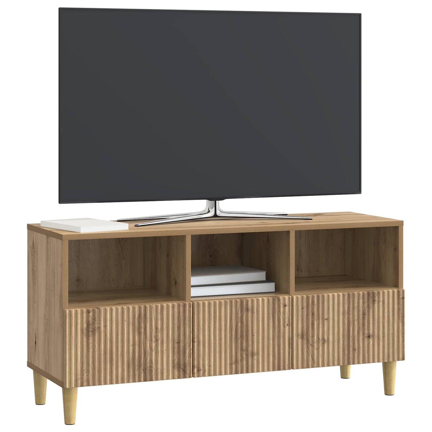 Mobile TV con cassetto Rovere Artigianale 102 x 34,5 x 50 cm