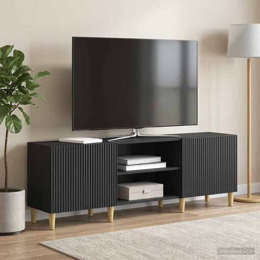 Mobile TV Nero 150 x 31 x 50 cm Legno ingegnerizzato