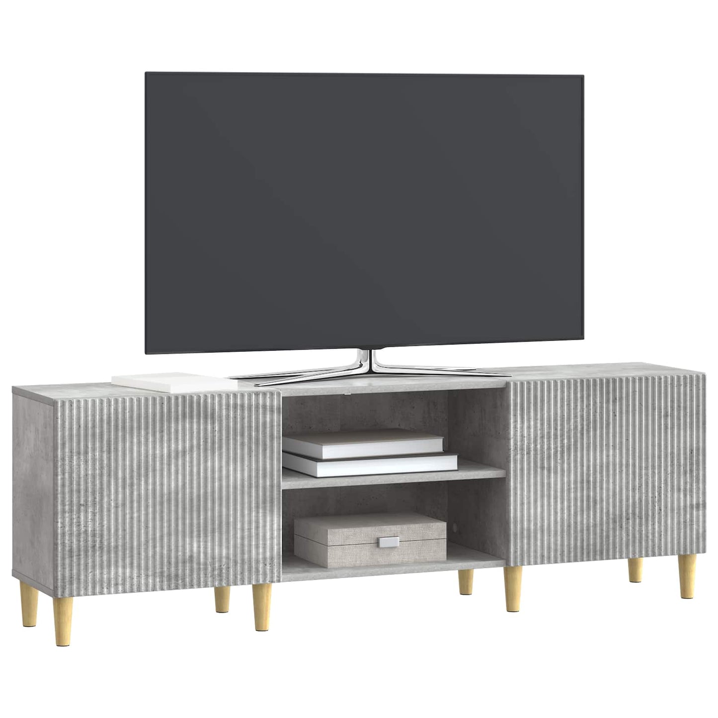 Mobile TV Grigio Cemento 150 x 31 x 50 cm Legno ingegnerizzato | homemem39