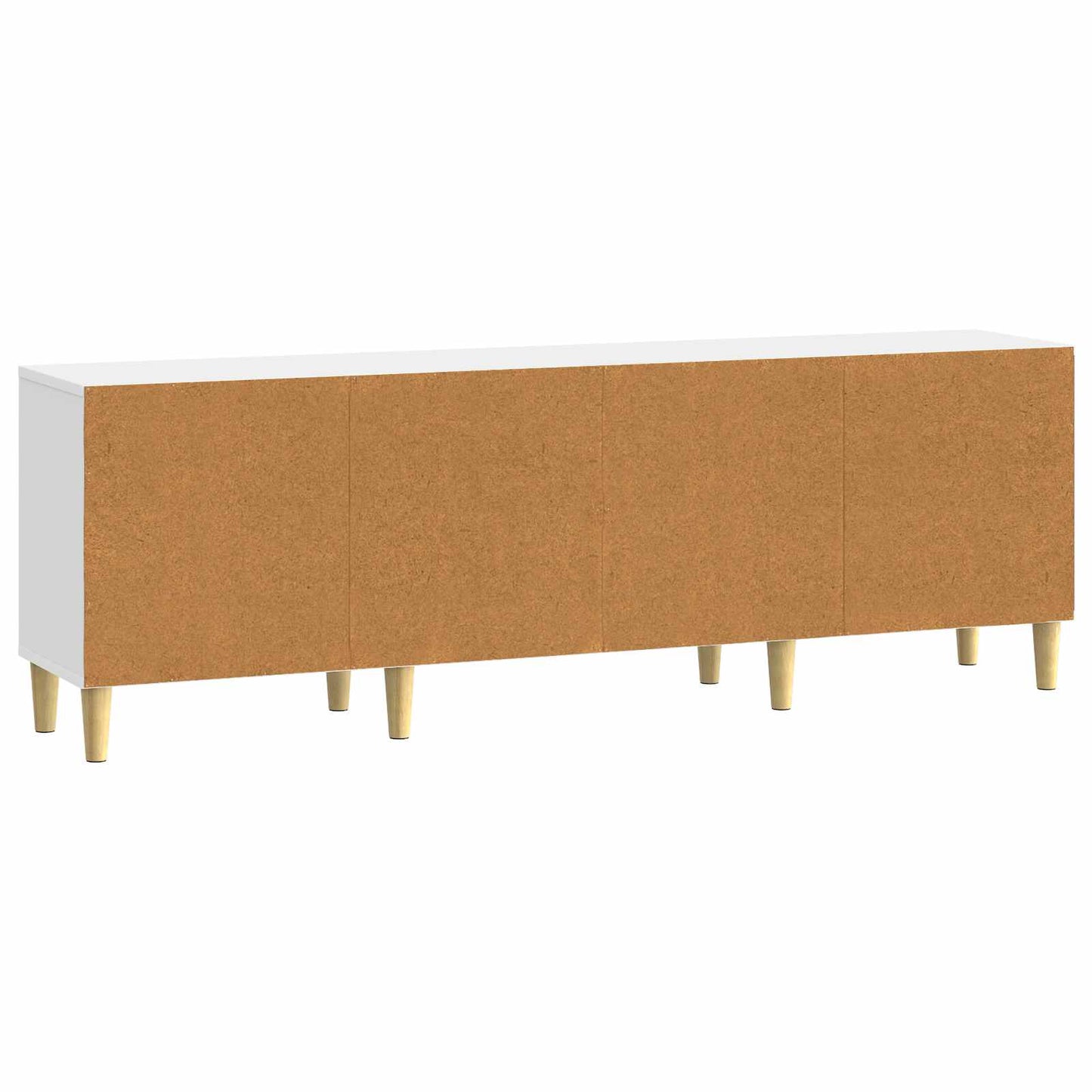 Mobile TV Bianco Lucido 150 x 31 x 50 cm Legno ingegnerizzato