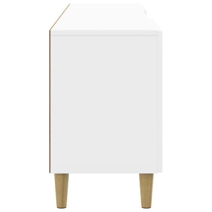 Mobile TV Bianco Lucido 150 x 31 x 50 cm Legno ingegnerizzato