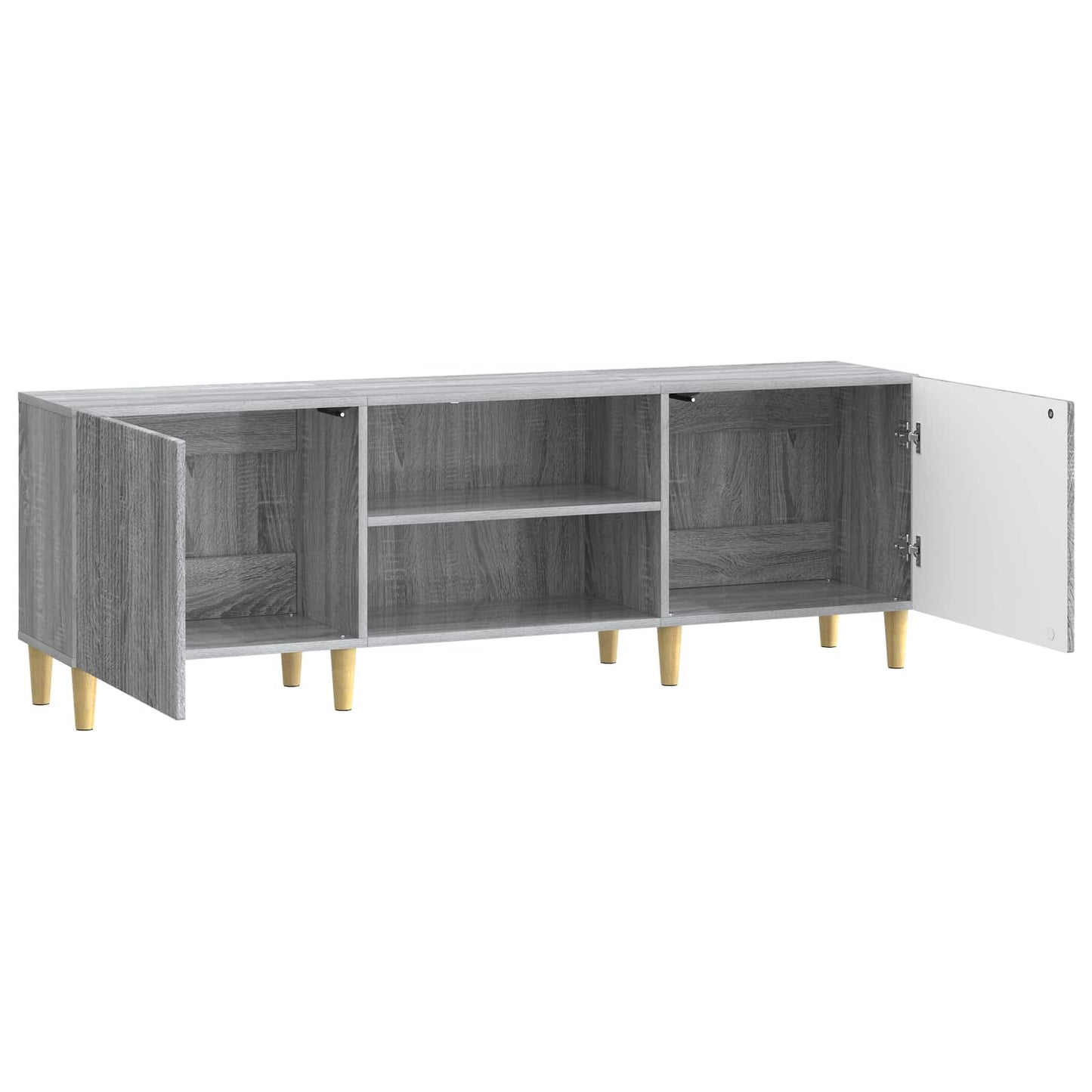 Mobile TV Grigio Sonoma 150 x 31 x 50 cm Legno ingegnerizzato | homemem39