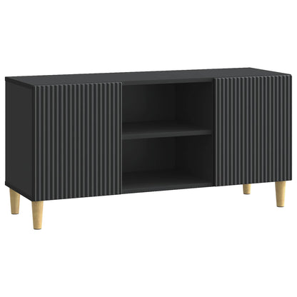 Mobile TV Nero 102 x 34,5 x 50 cm Legno ingegnerizzato