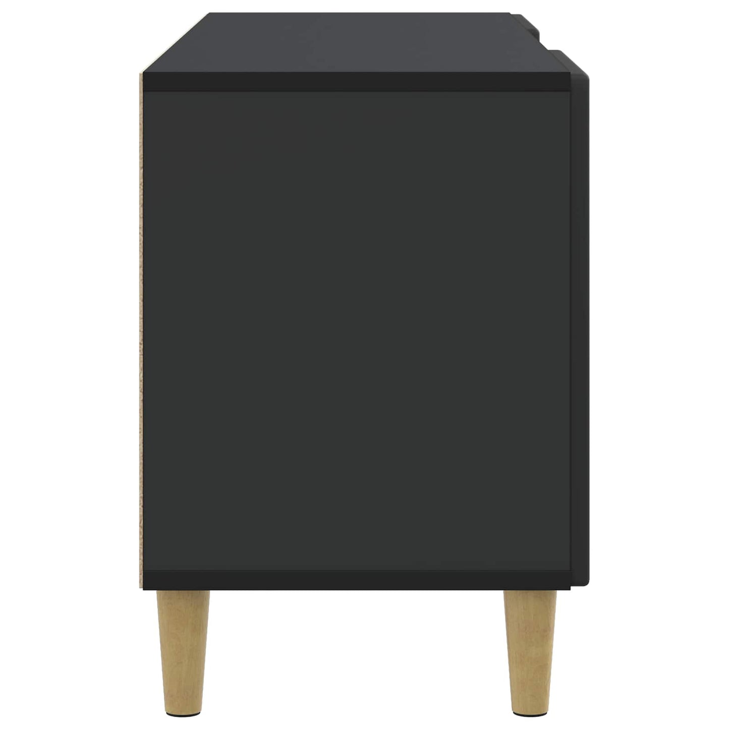 Mobile TV Nero 102 x 34,5 x 50 cm Legno ingegnerizzato | homemem39