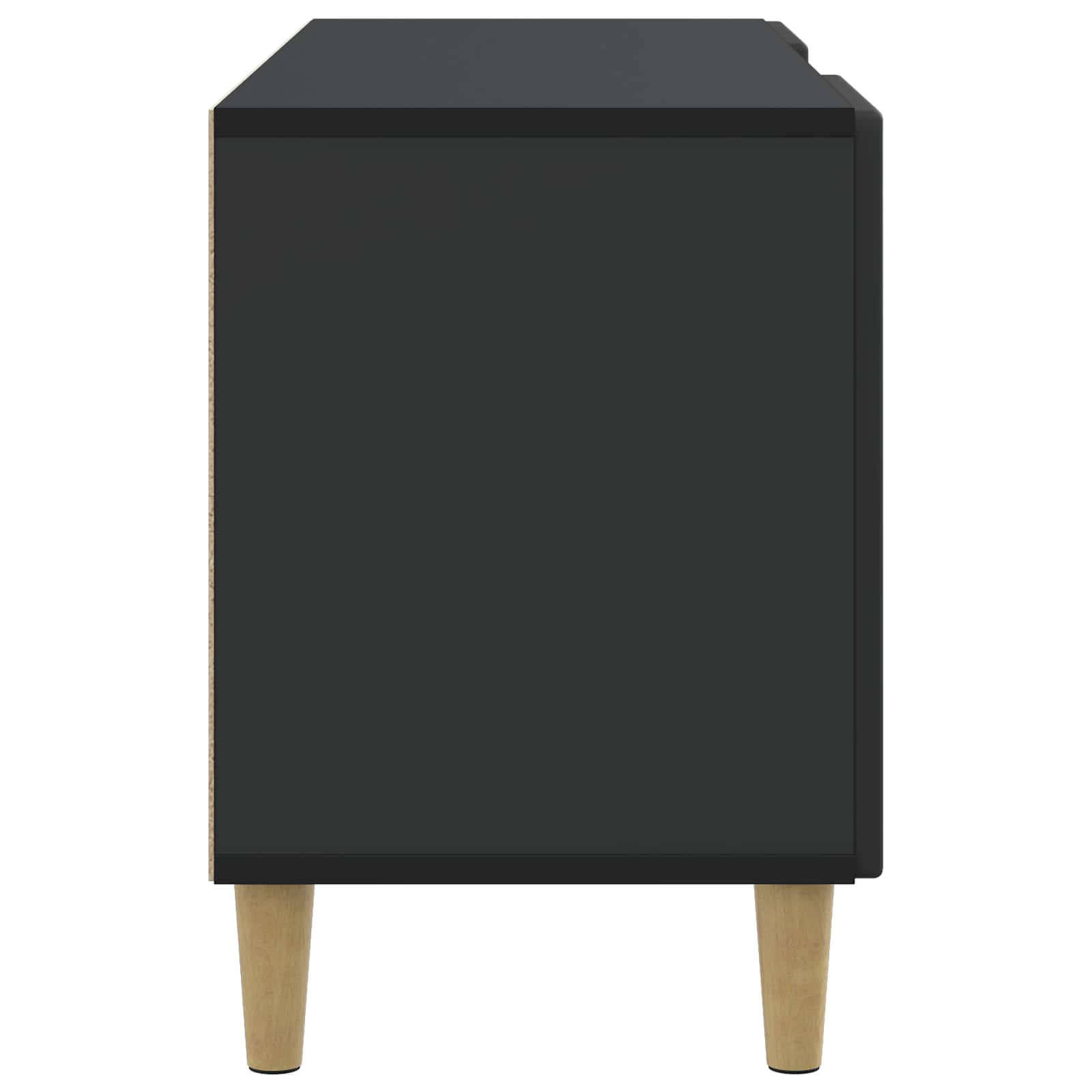 Mobile TV Nero 102 x 34,5 x 50 cm Legno ingegnerizzato | homemem39