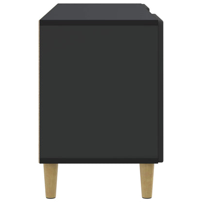 Mobile TV Nero 102 x 34,5 x 50 cm Legno ingegnerizzato | homemem39