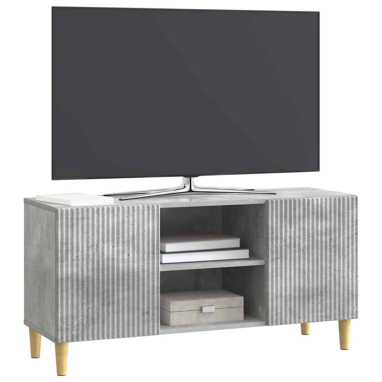 Mobile TV Grigio Cemento 102 x 34,5 x 50 cm