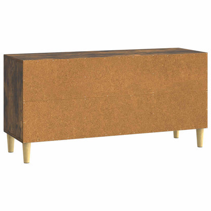 Mobile TV Rovere Fumo 102 x 34,5 x 50 cm Legno ingegnerizzato | homemem39