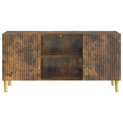 Mobile TV Rovere Fumo 102 x 34,5 x 50 cm Legno ingegnerizzato | homemem39