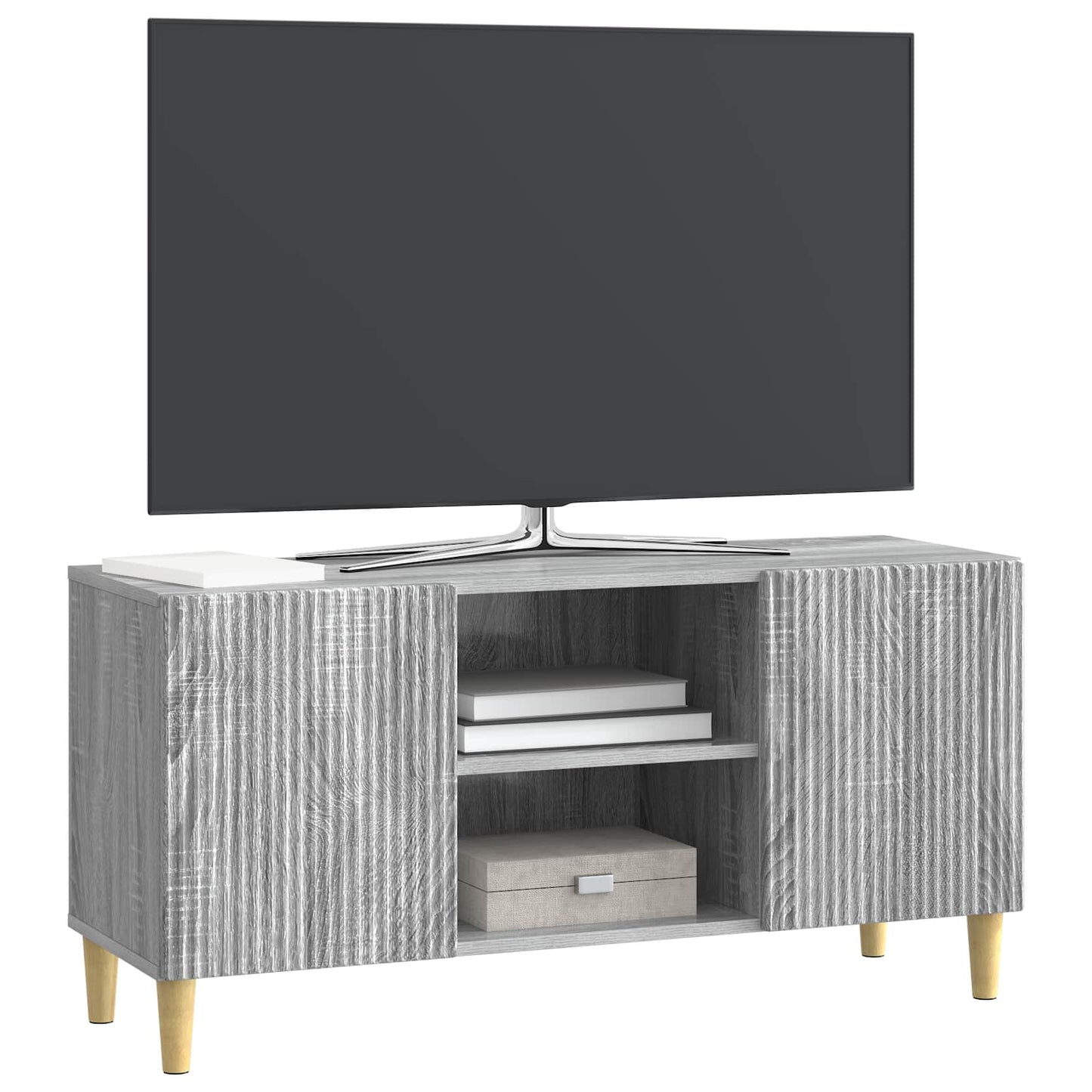 Mobile TV Grigio Sonoma 102 x 34,5 x 50 cm Legno ingegnerizzato