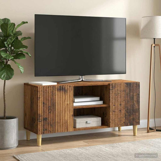 Mobile TV Legno antico 102 x 34,5 x 50 cm Legno ingegnerizzato
