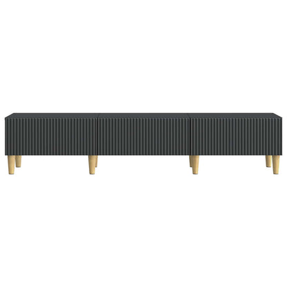 Mobile TV Nero 147 x 34,5 x 30 cm Legno ingegnerizzato | homemem39