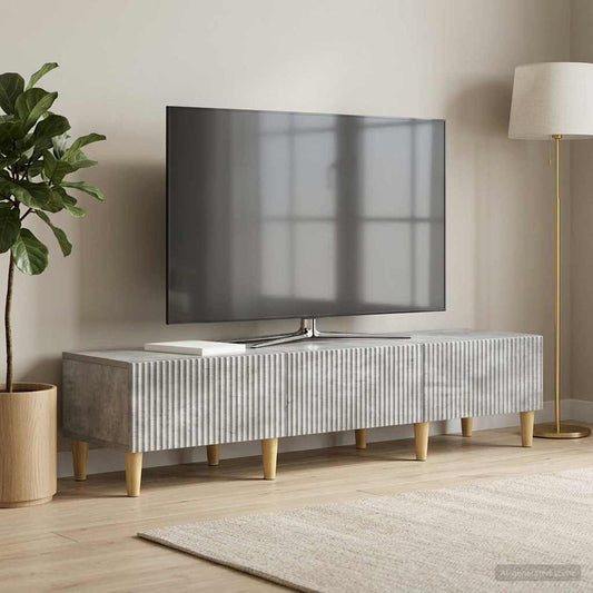 Mobile TV con cassetto Grigio Cemento 147 x 34,5 x 30 cm