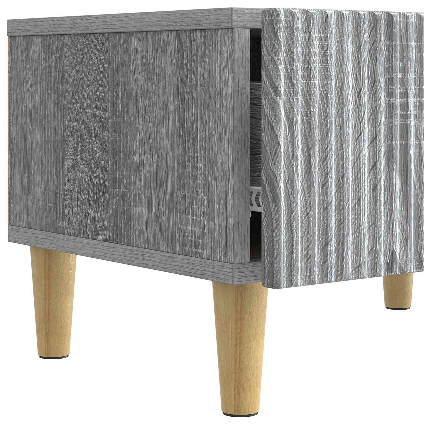Mobile TV Grigio Sonoma 147 x 34,5 x 30 cm Legno ingegnerizzato | homemem39
