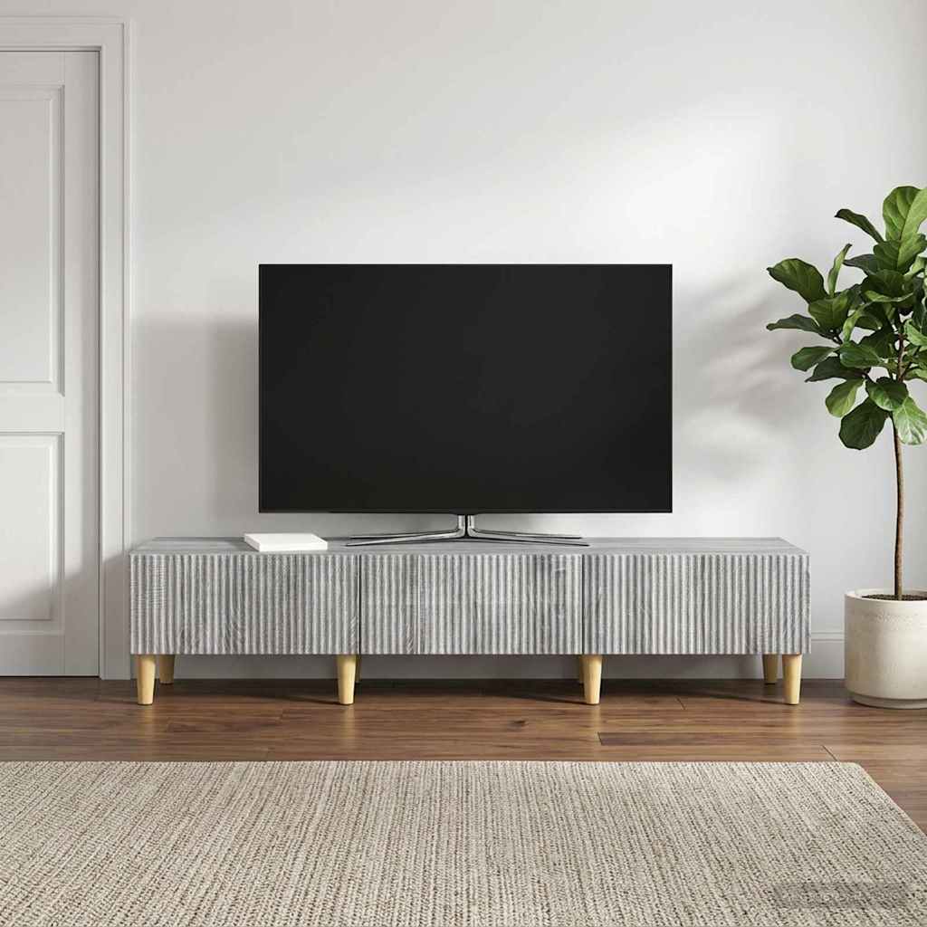 Mobile TV Grigio Sonoma 147 x 34,5 x 30 cm Legno ingegnerizzato