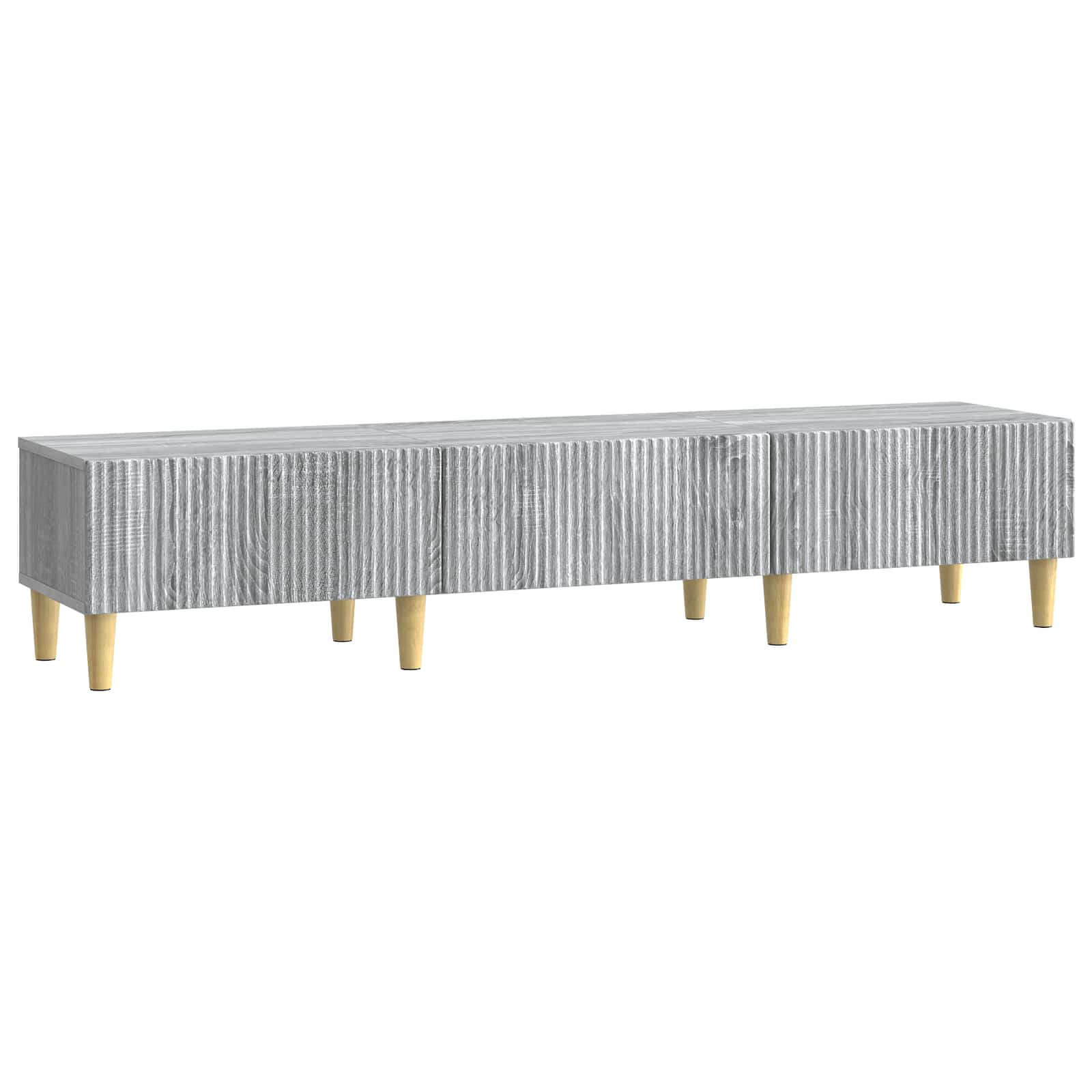 Mobile TV Grigio Sonoma 147 x 34,5 x 30 cm Legno ingegnerizzato | homemem39