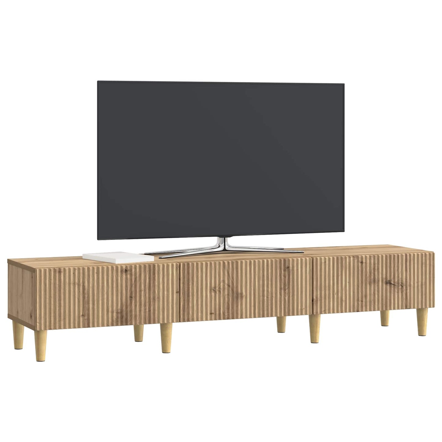 Mobile TV con cassetto Rovere Artigianale 147 x 34,5 x 30 cm