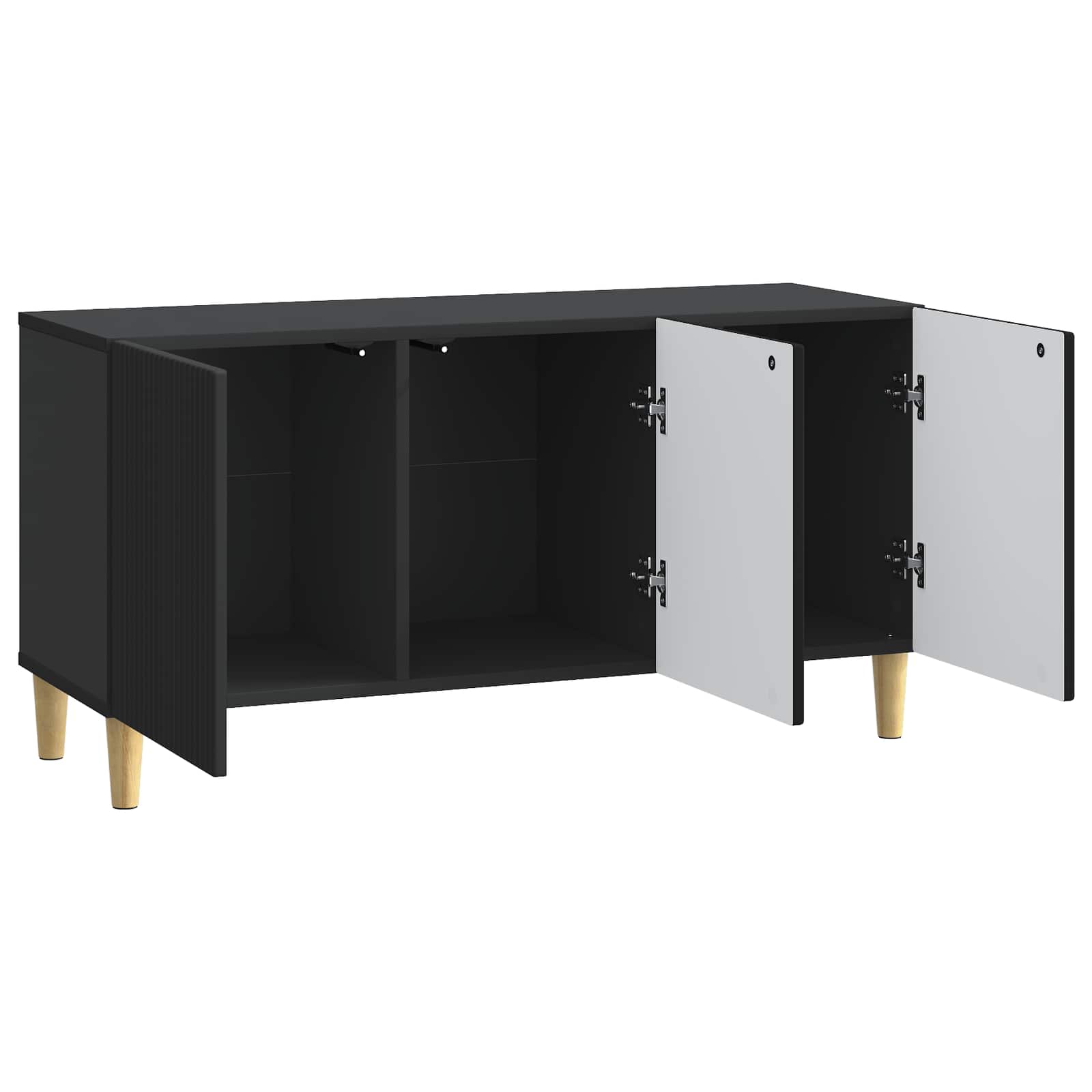 Mobile TV Nero 99 x 34,5 x 50 cm Legno ingegnerizzato | homemem39