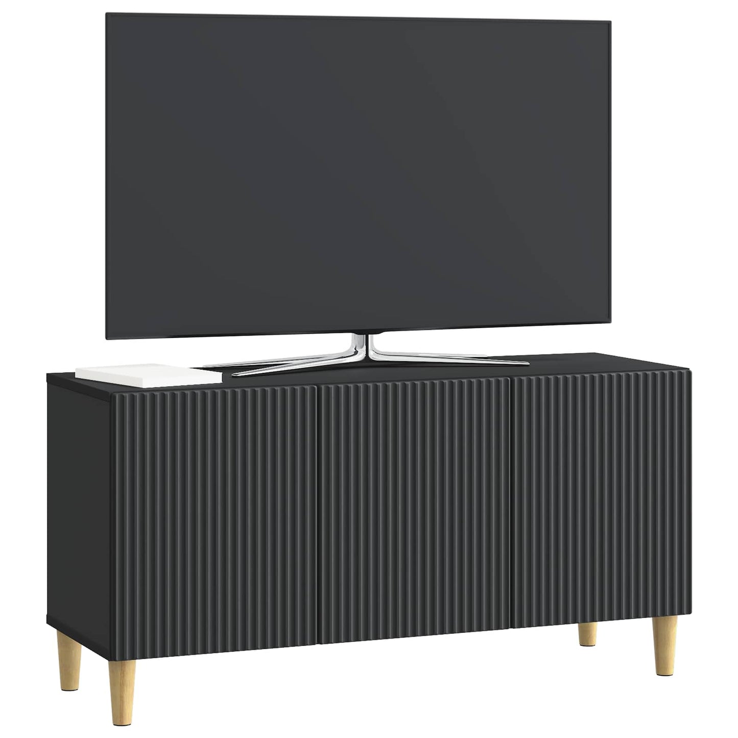 Mobile TV Nero 99 x 34,5 x 50 cm Legno ingegnerizzato