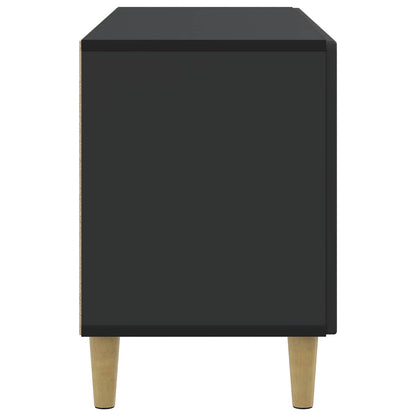 Mobile TV Nero 99 x 34,5 x 50 cm Legno ingegnerizzato | homemem39