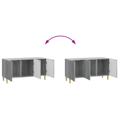 Mobile TV Grigio Sonoma 99 x 34,5 x 50 cm Legno ingegnerizzato | homemem39
